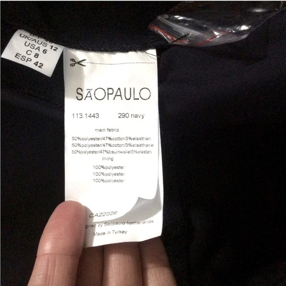 São Paulo slim fit navy suit jacket and pants - Picture 15 of 16